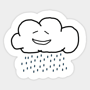 Rain Cloud Sticker